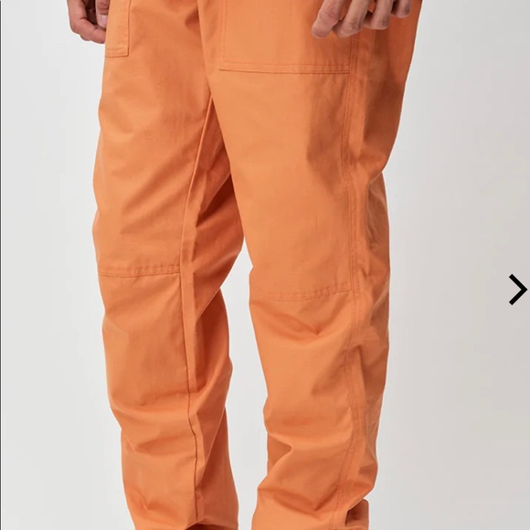 John Elliot Orange Naval Himalayan Pants SZ Small NWT - Picture 4 of 5
